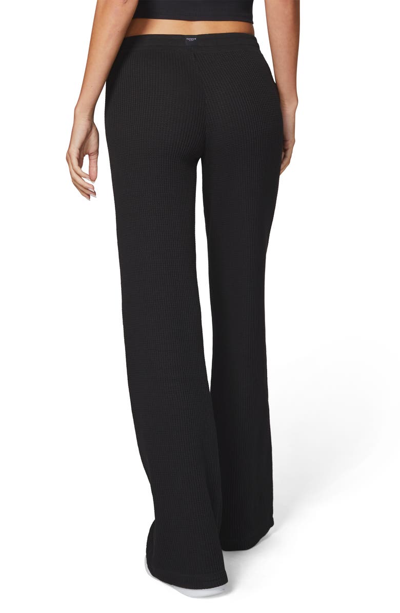Florence by Mills Thermal Wide Leg Pants, Alternate, color, Black