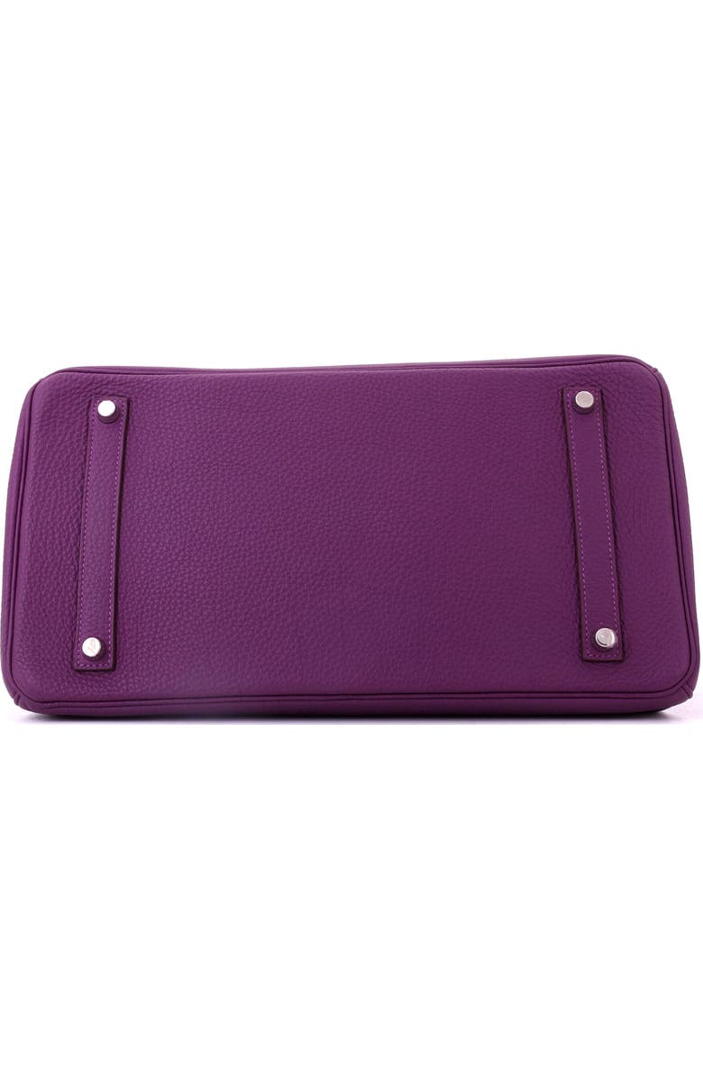 Pre-Owned Hermes Birkin Handbag Purple Togo with Palladium Hardware 35, Alternate, color, Anemone