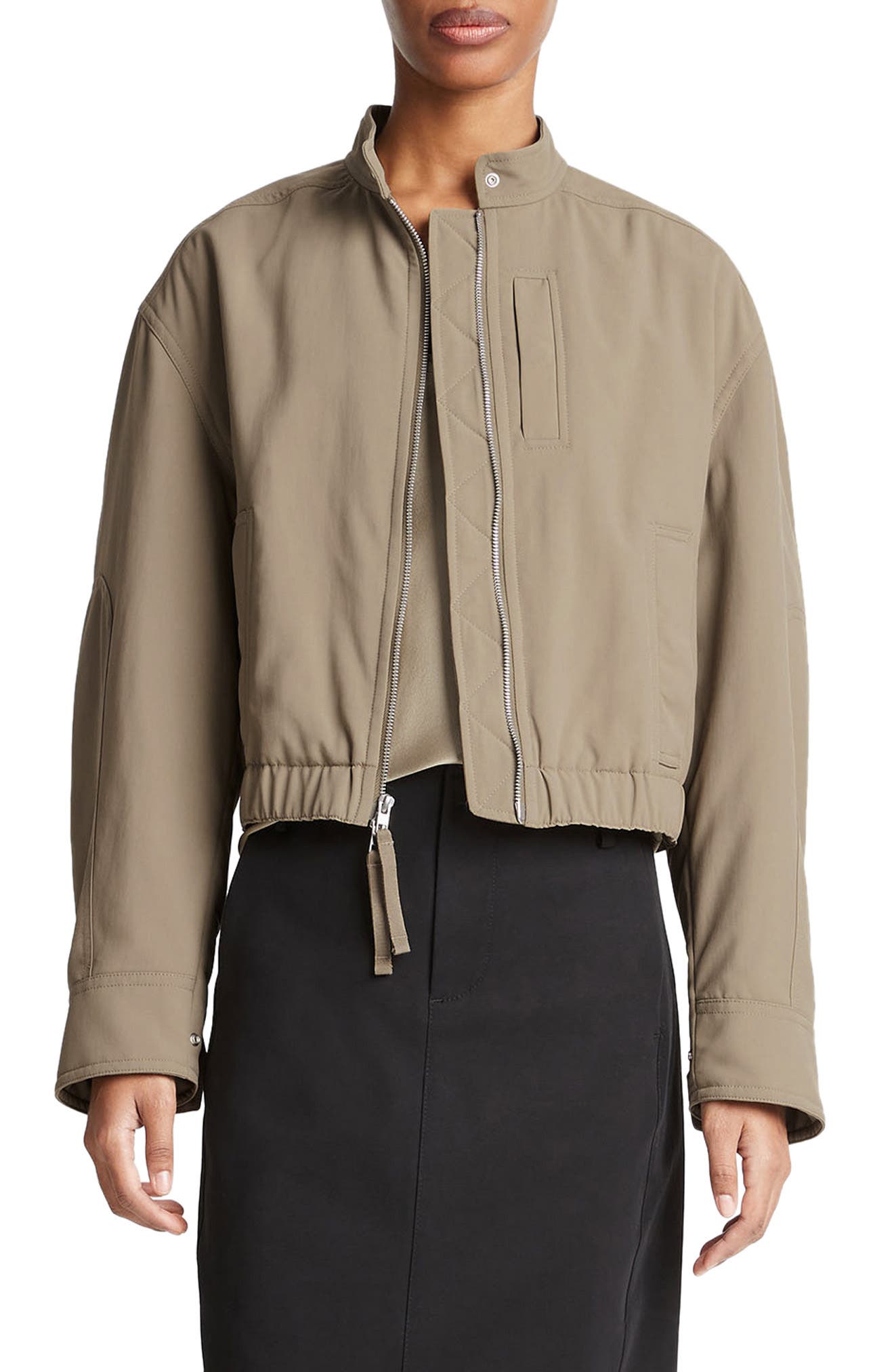 Vince Crop Bomber Jacket