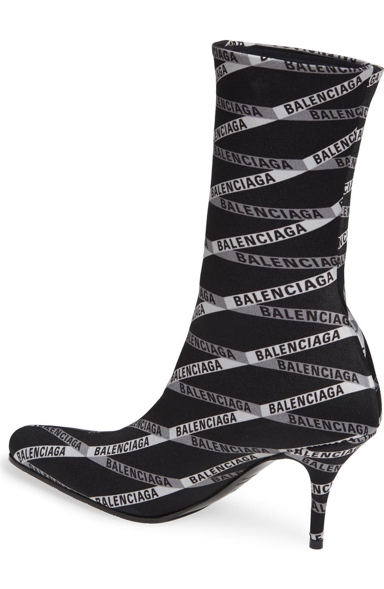Balenciaga Logo Sock Boot, Alternate, color,