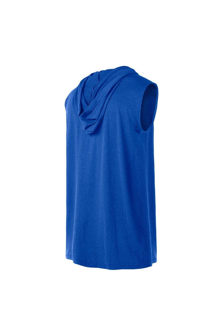 Men's New Era Royal Los Angeles Dodgers Sleeveless Pullover Hoodie, Alternate, color, Royal