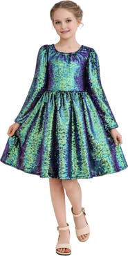Mimi Tutu Iridescent Sequin Dress
