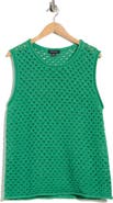 Sanctuary Open Stitch Sleeveless Cotton Sweater