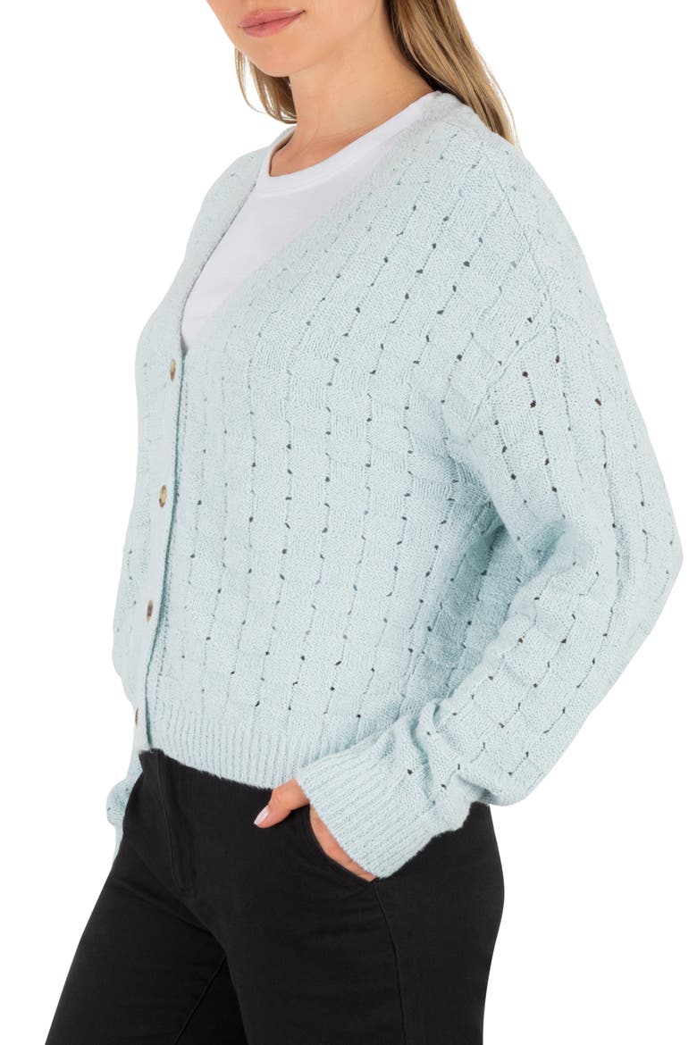 Pioneer Open Stitch Cardigan, Alternate, color, STARLIGHT BLUE