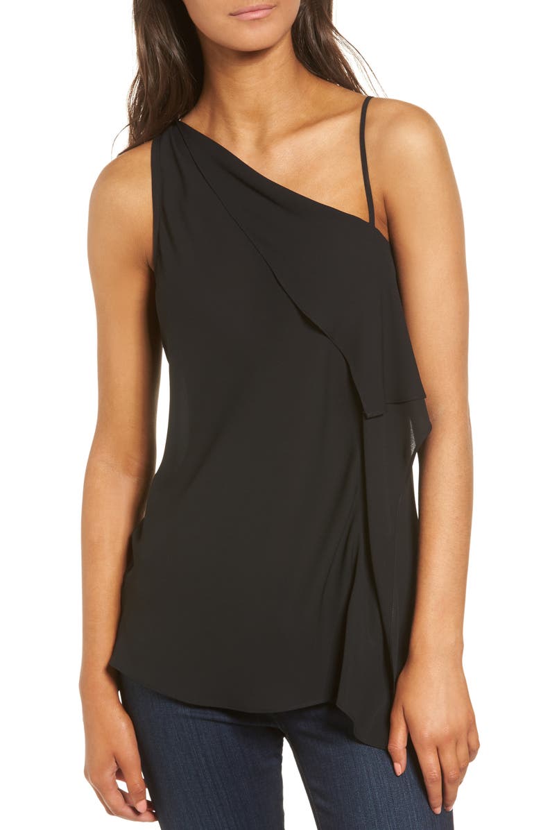 Trouvé Asymmetrical Sleeveless Top, Main, color, 