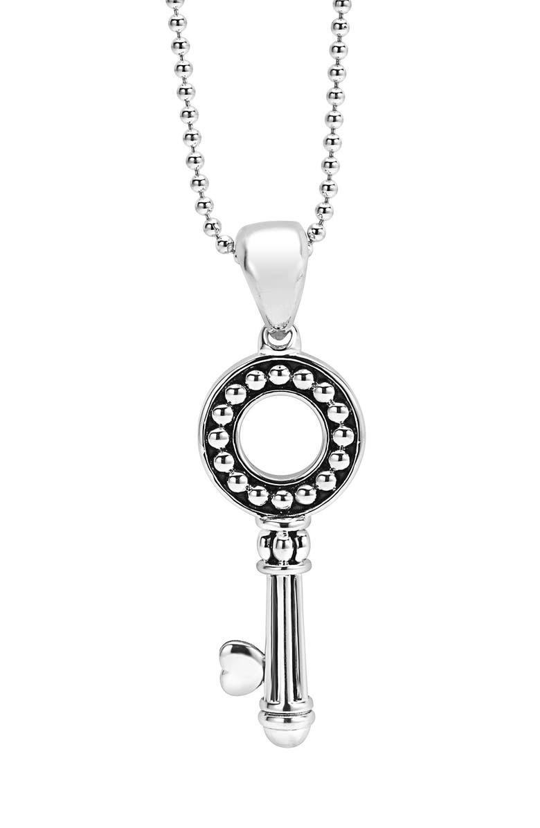 LAGOS Spark Diamond Key Pendant Necklace, Alternate, color, 