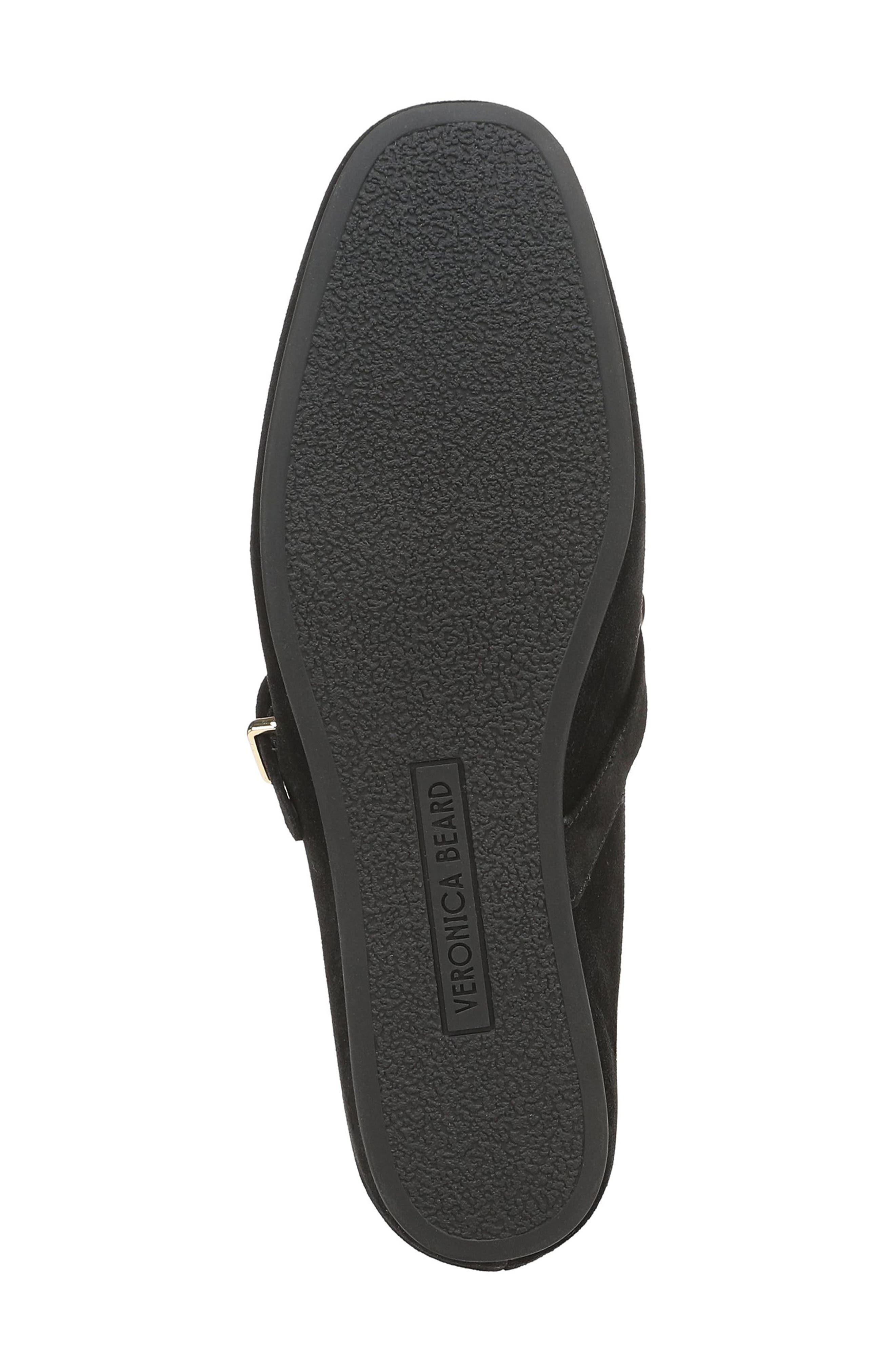 Narcisa Flat Mule, Alternate, color, BLACK