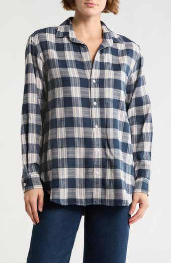 Frank & Eileen Joedy Plaid Boyfriend Button-Up Shirt