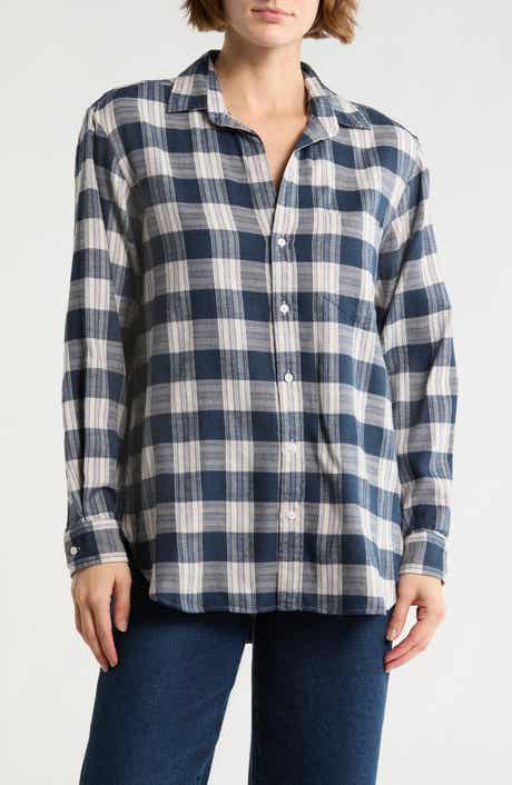 Frank & Eileen Joedy Plaid Boyfriend Button-Up Shirt