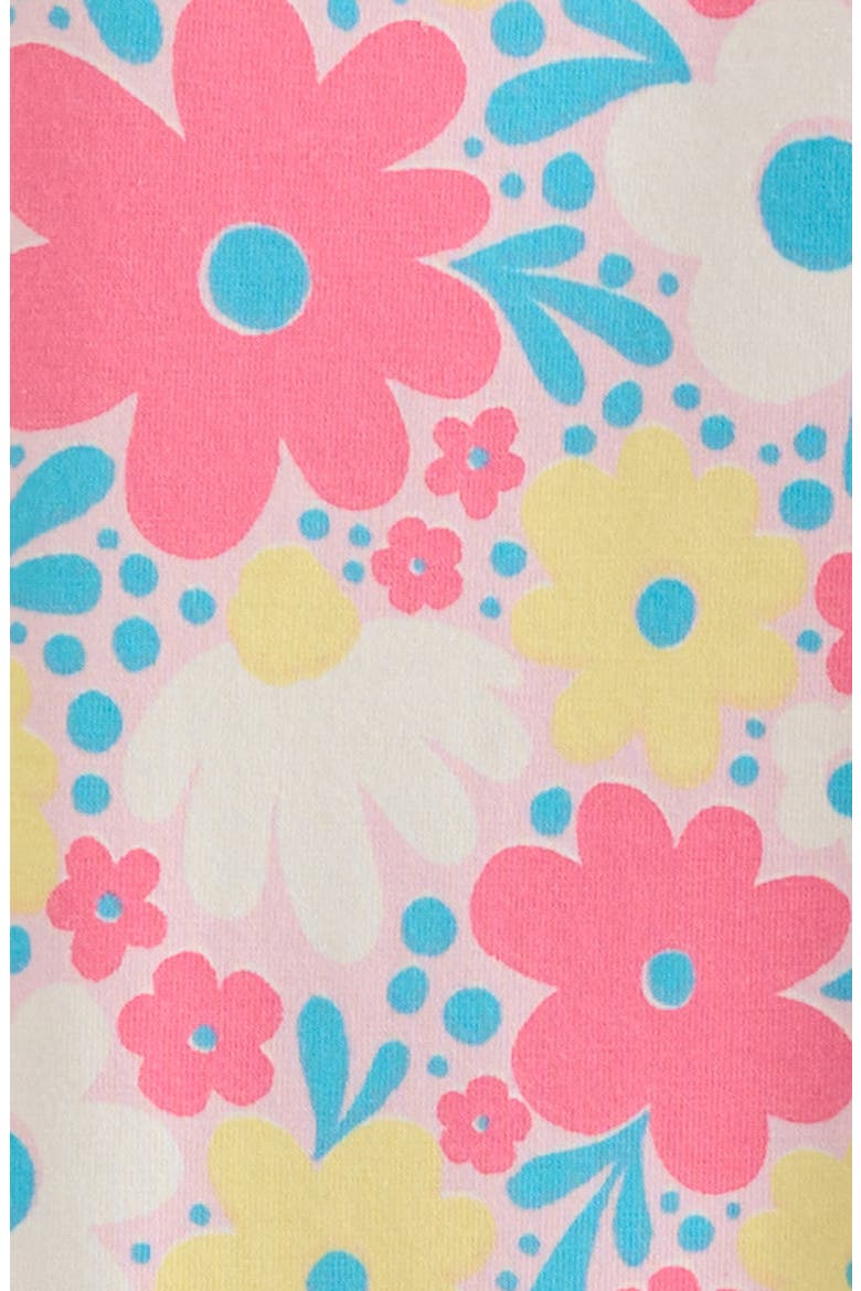 Kids' Core Leggings, Alternate, color, PINK BALM MEADOW FLORAL