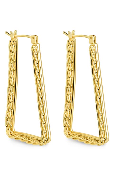 Marilyn Braided Hoop Earrings