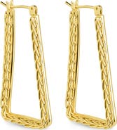 Sterling Forever Marilyn Braided Hoop Earrings