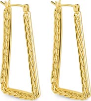 Sterling Forever Marilyn Braided Hoop Earrings