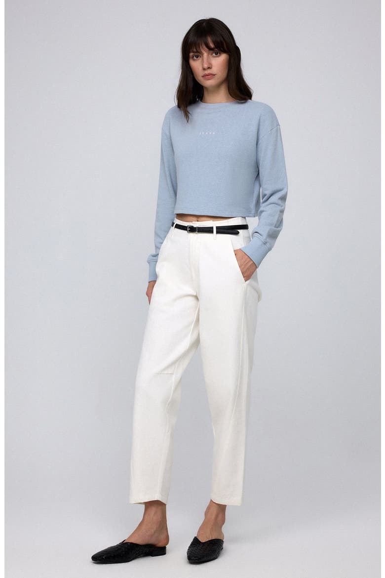 Denim Atelier Barrel Jeans, Alternate, color, White
