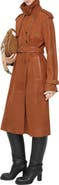 Burberry Long Nubuck Castleford Trench Coat