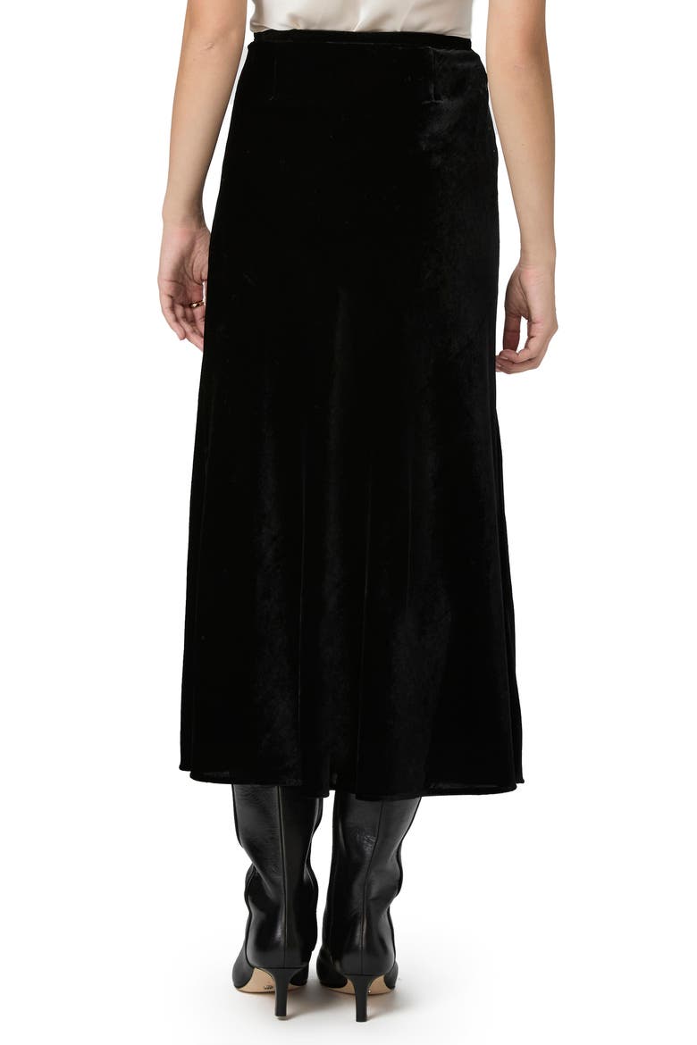 Cicely Midi Skirt, Alternate, color, BLACK