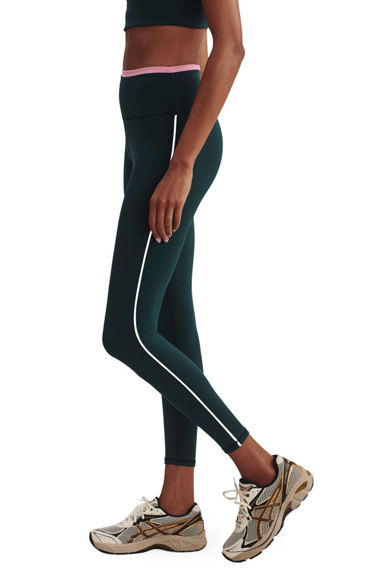FreeSoft Contrast High Waist 7/8 Leggings, Alternate, color, PONDEROSA PINE
