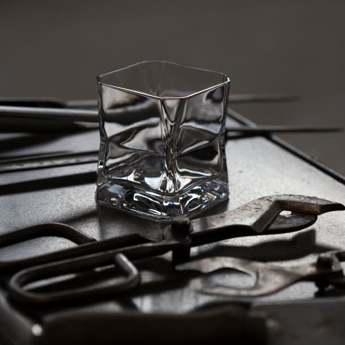 Arnolfo Di Cambio Double Old Fashion Glass Cibi Set Of 2 In Transparent