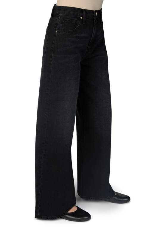 Nelle Atelier The Laura Petite Wide Leg Jean In Kohl