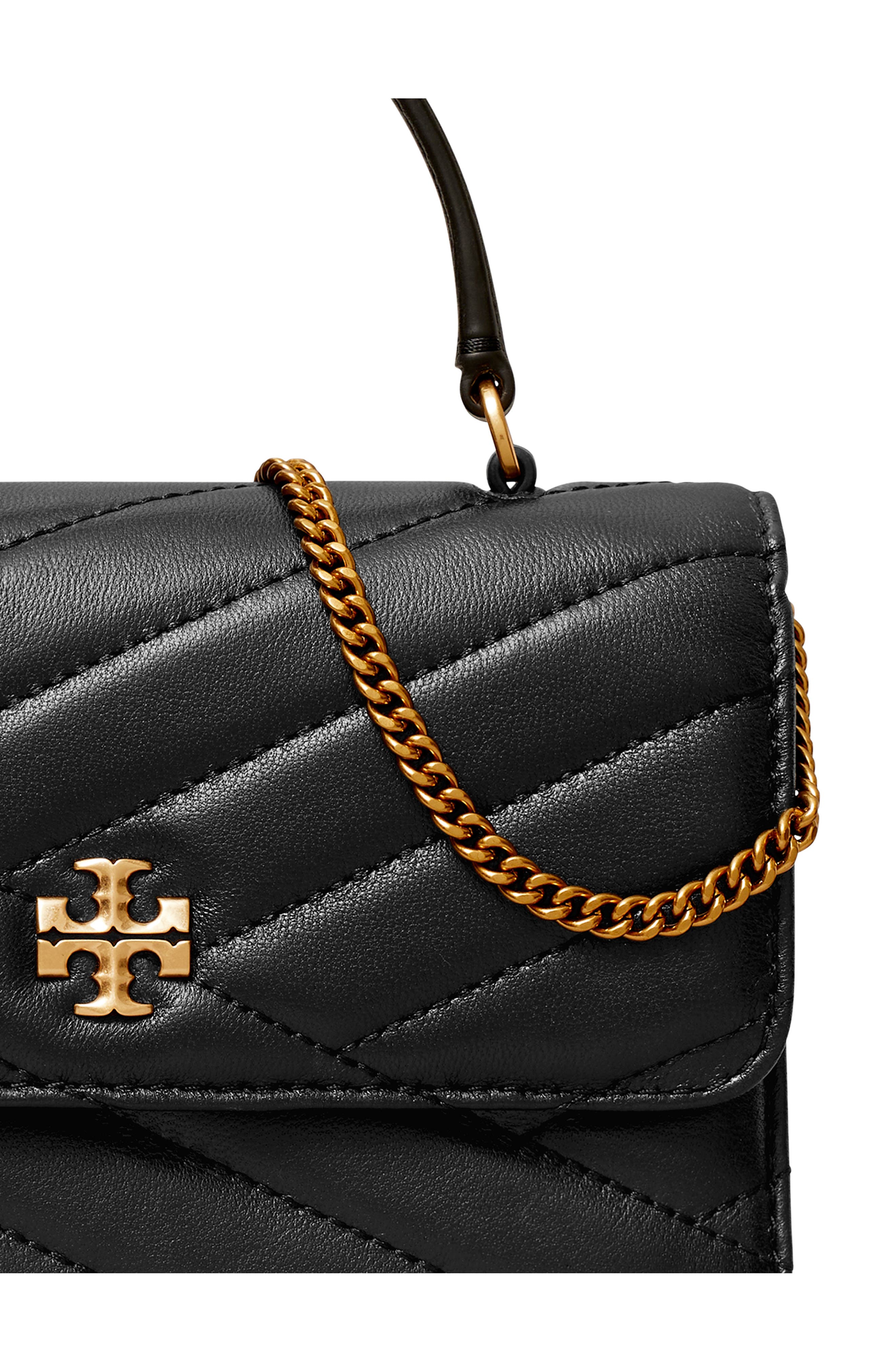 Tory Burch Kira Chevron Mini Top Handle Crossbody, Alternate, color, 