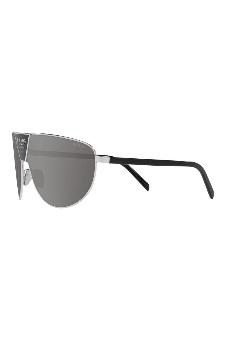 37mm Rectangular Sunglasses, Alternate, color, SILVER