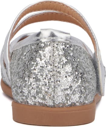 Kids' Glitter Mary Jane Flat