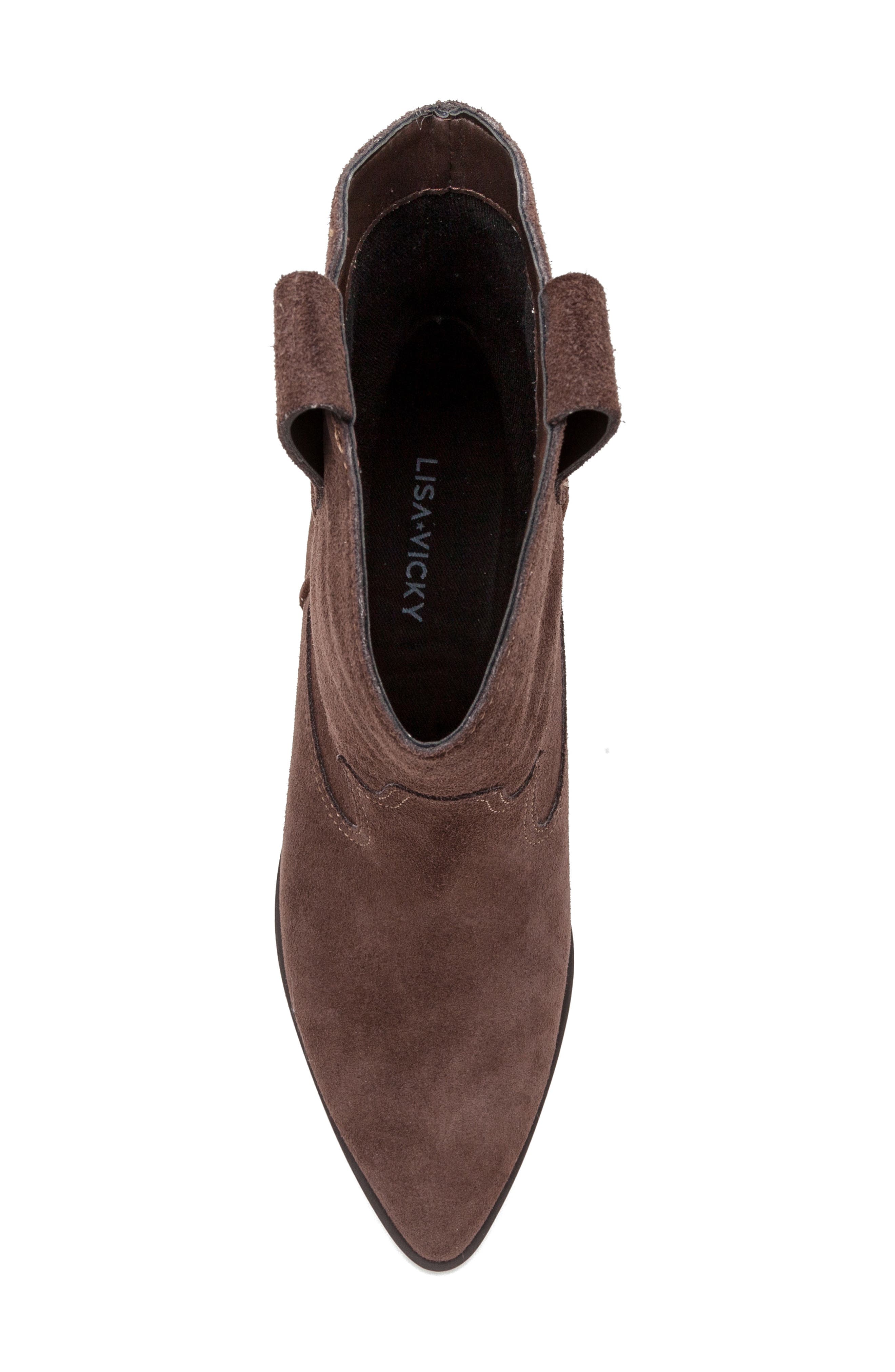 Sway Pointed Toe Bootie, Alternate, color, STOUT