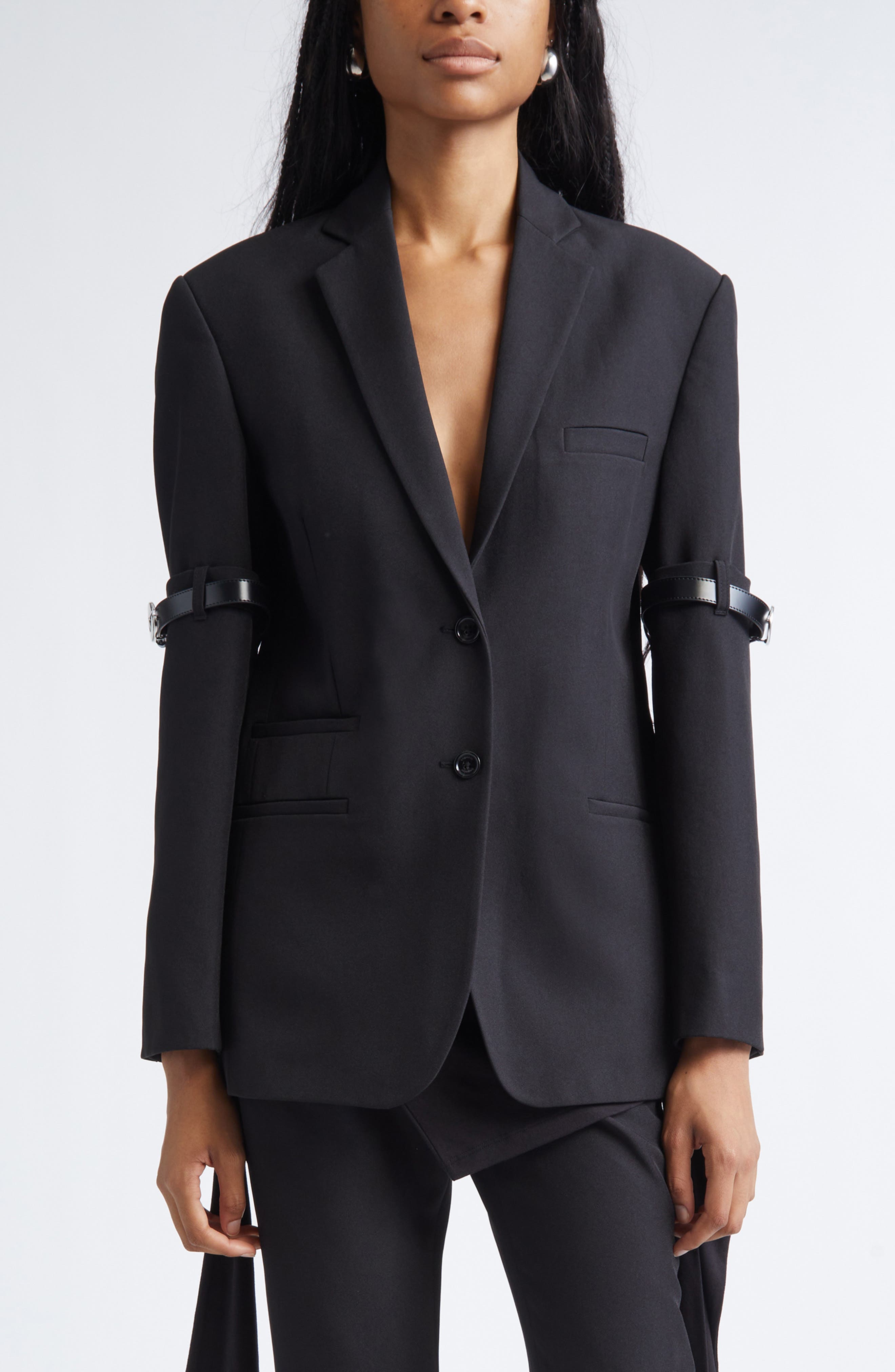 Logo Belted Blazer