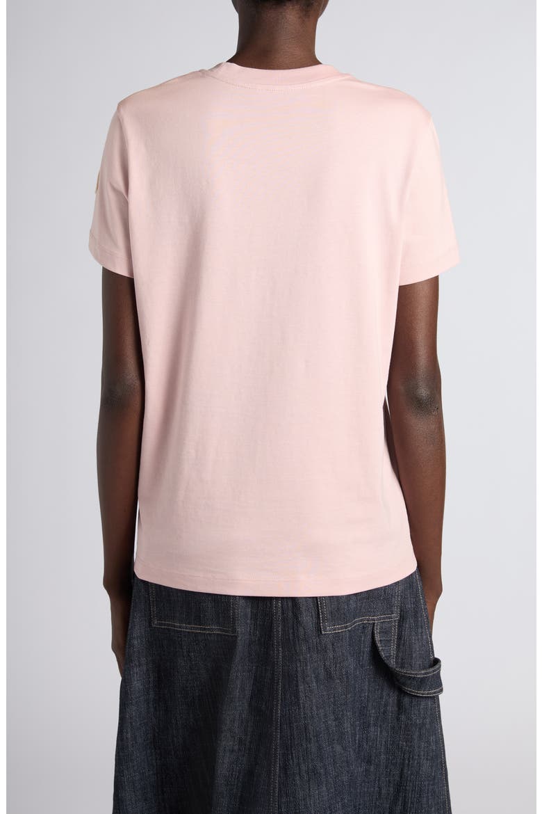 Logo Embroidered T-Shirt, Alternate, color, DUSTY PINK