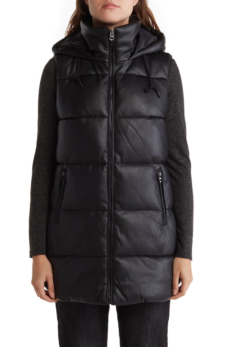 Sebby Quilted Puffer Vest, Alternate, color, Black