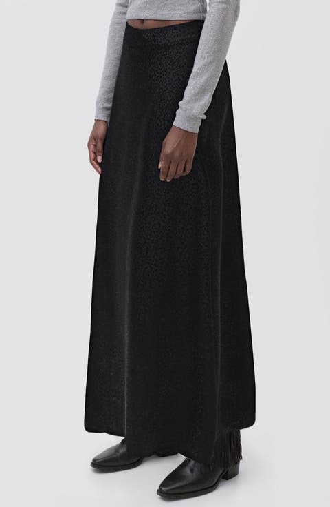 Leopard Print Maxi Skirt