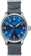 Laco Augsburg - 42mm, Blue Dial, Nylon Strap