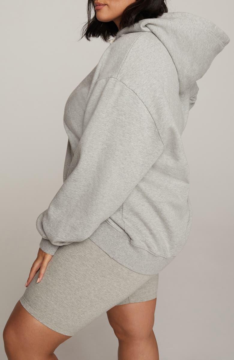 Good American Initial Oversize Hoodie, Alternate, color, 