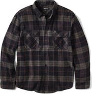 Brixton Bowery Slim Fit Plaid Flannel Button-Up Shirt