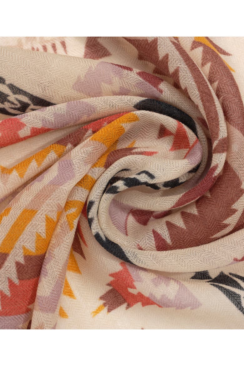 Oversized Native Square, Alternate, color, Cream Multi