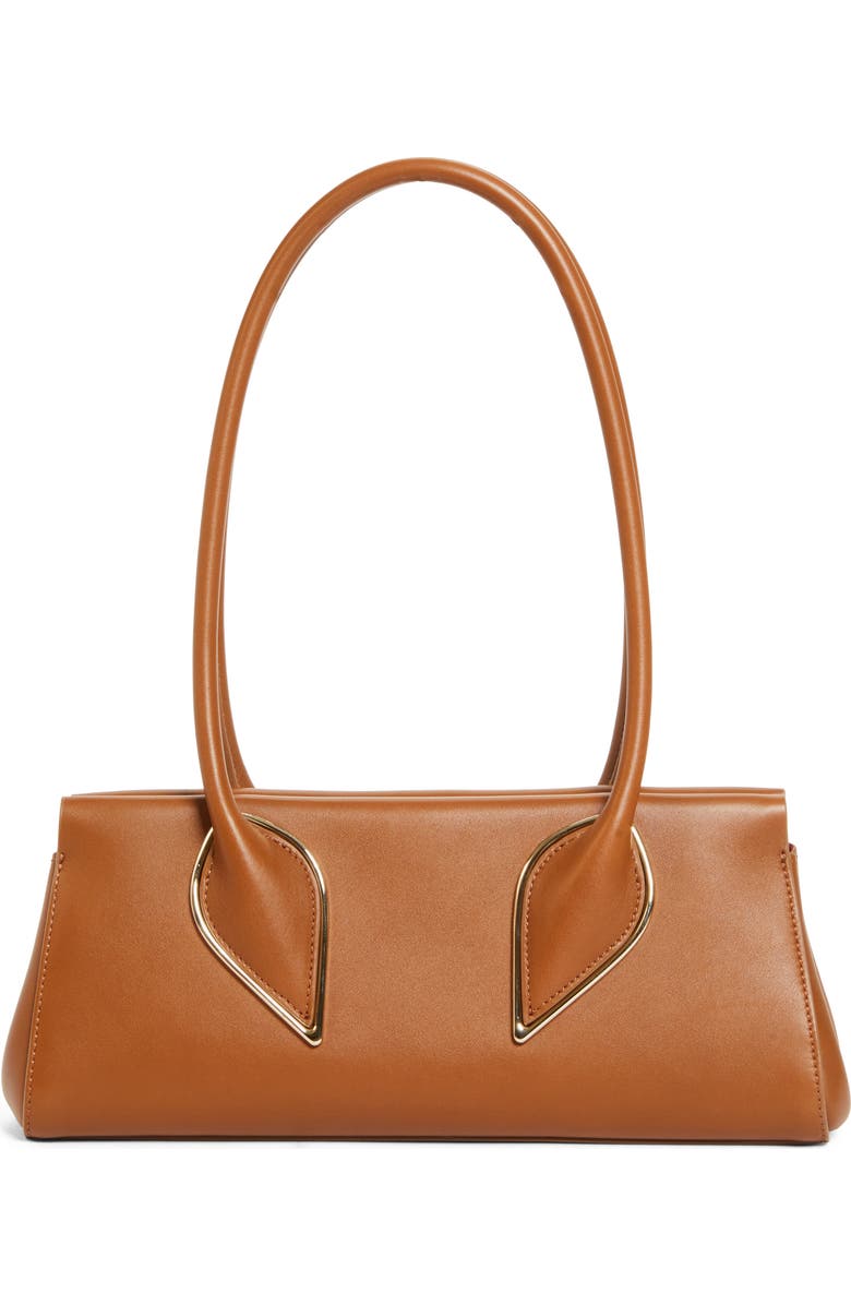 Christian Louboutin Calfskin Baguette Handbag, Alternate, color, Cuoio