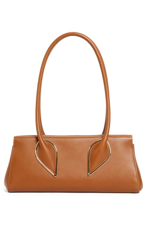 Christian Louboutin Calfskin Baguette Handbag In Brown