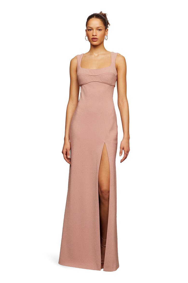 Venice Maxi Dress, Alternate, color, Taupe Bloom