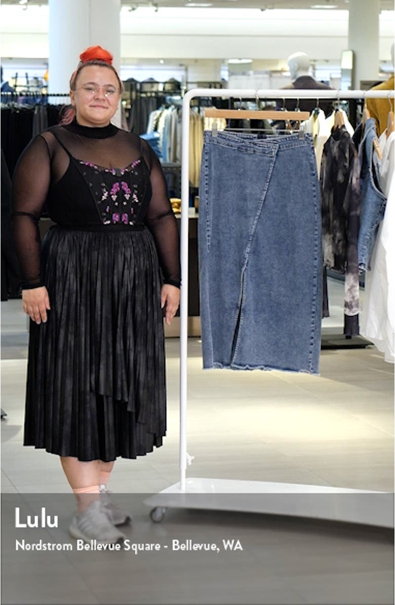 Side Hustle Denim Skirt, sales video thumbnail
