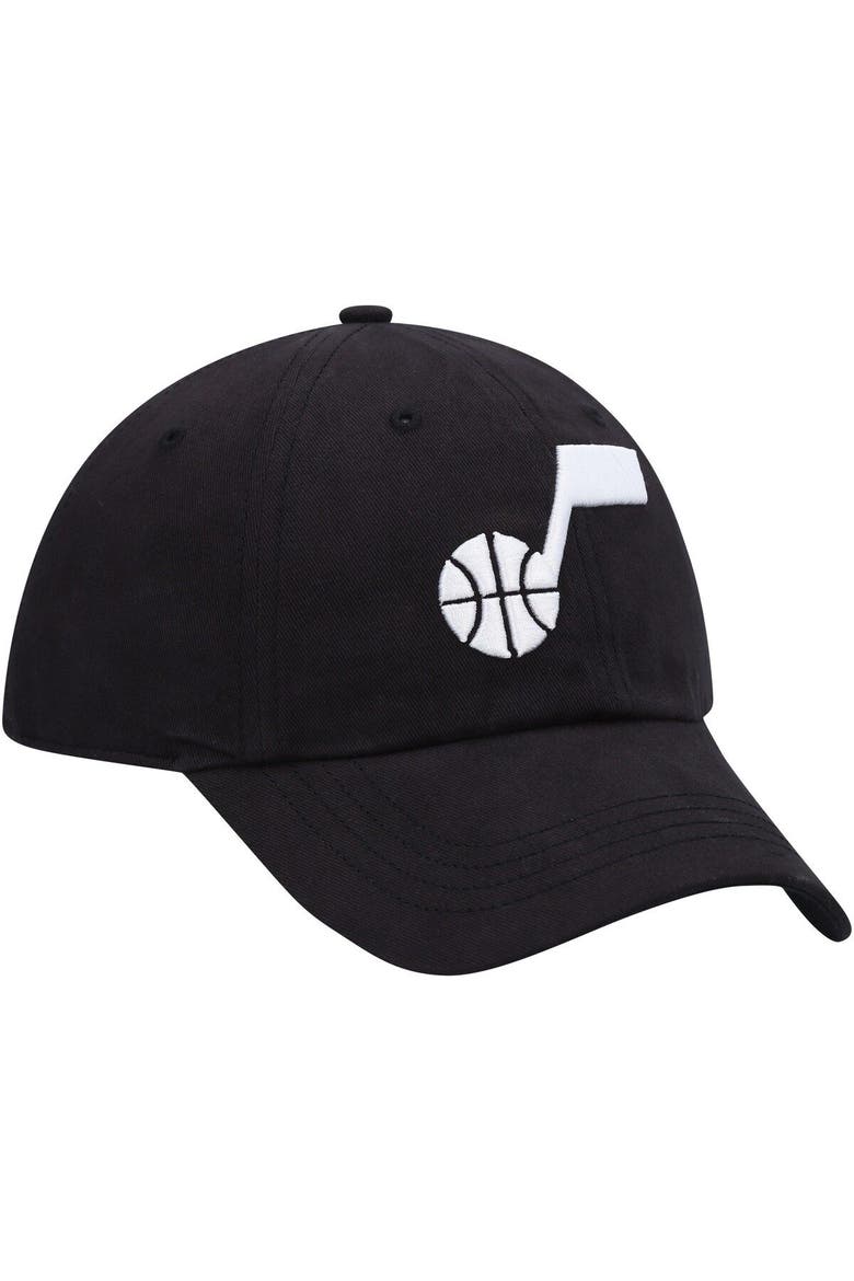 Women's '47 Black Utah Jazz Miata Clean Up Adjustable Hat, Alternate, color, Black