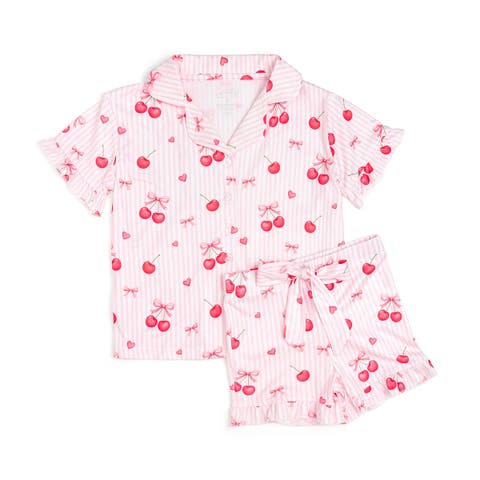 Cherry Bows Two-Piece Set