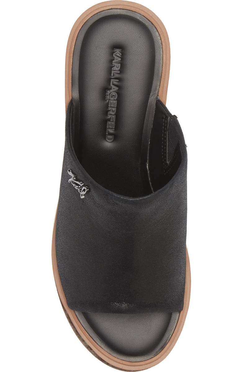 KARL LAGERFELD PARIS Clarina Platform Sandal, Alternate, color,