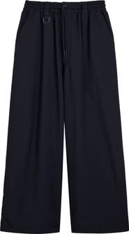 Y-3 Sport Uniform Oversize Wide Leg Drawstring Pants