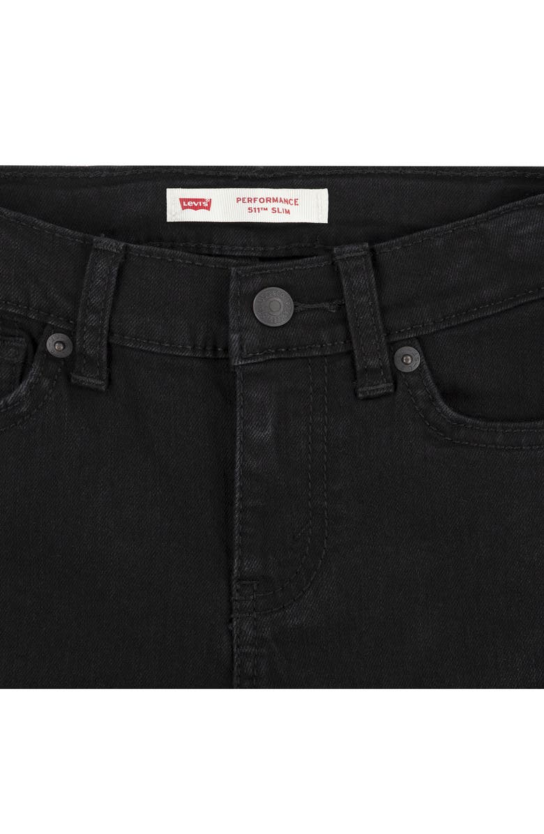 Levi's<sup>®</sup> 511<sup>™</sup> Slim Fit Jeans, Alternate, color, Black Stretch