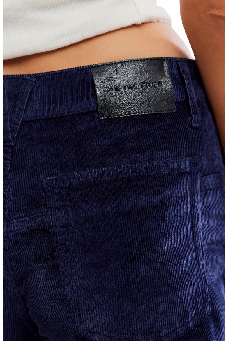 Deep Trance Corduroy Wide Leg Ankle Pants, Alternate, color, DEEP SEAS