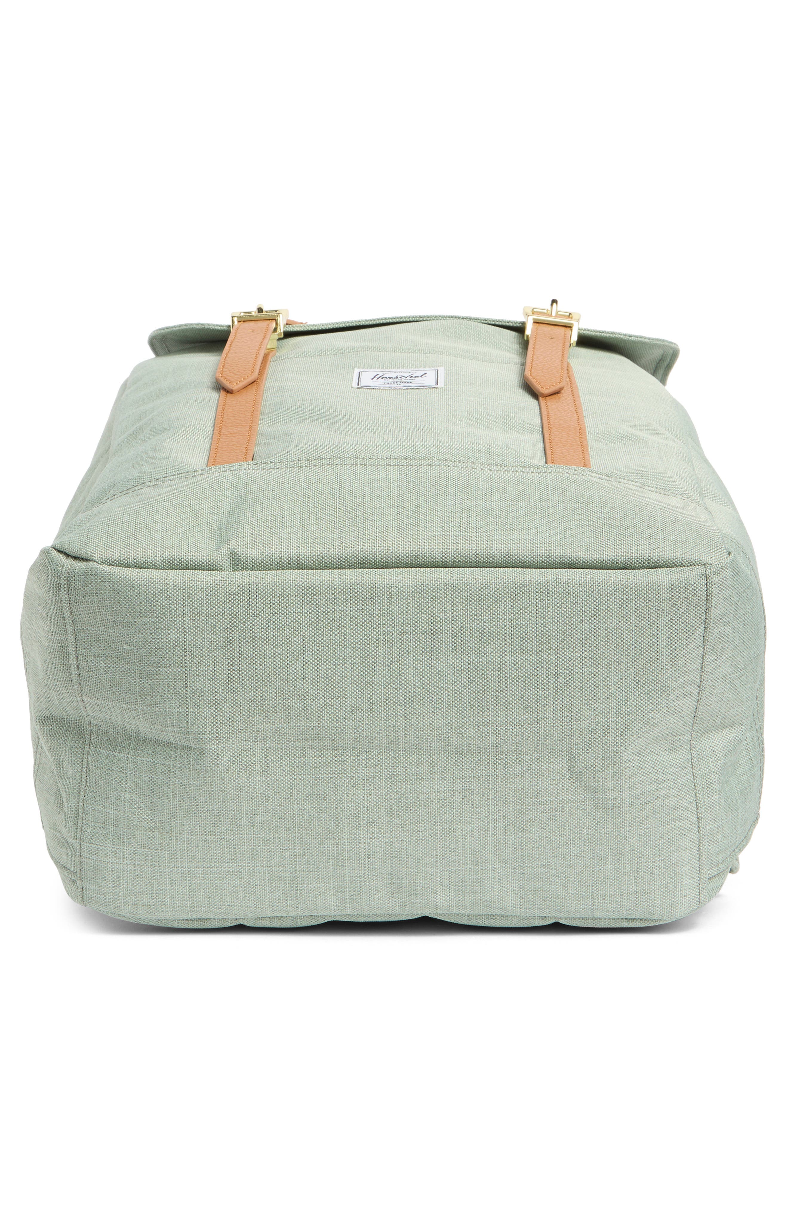 Herschel Supply Co. Retreat Backpack, Alternate, color, Iceberg Green Crosshatch