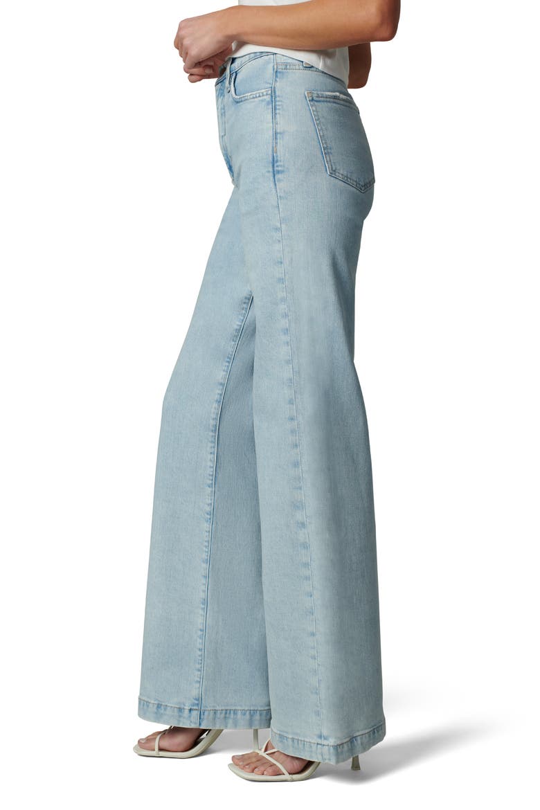 The Mia High Waist Wide Leg Jeans, Alternate, color, FEELIN SPARKS