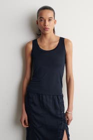 COS Scoop-neck Silk-jersey Tank Top