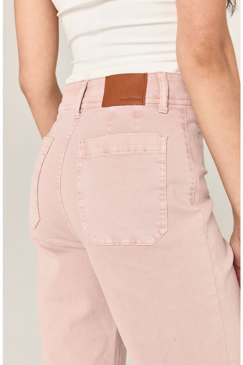 Gemma Crop Wide Leg Pants, Alternate, color, PINK