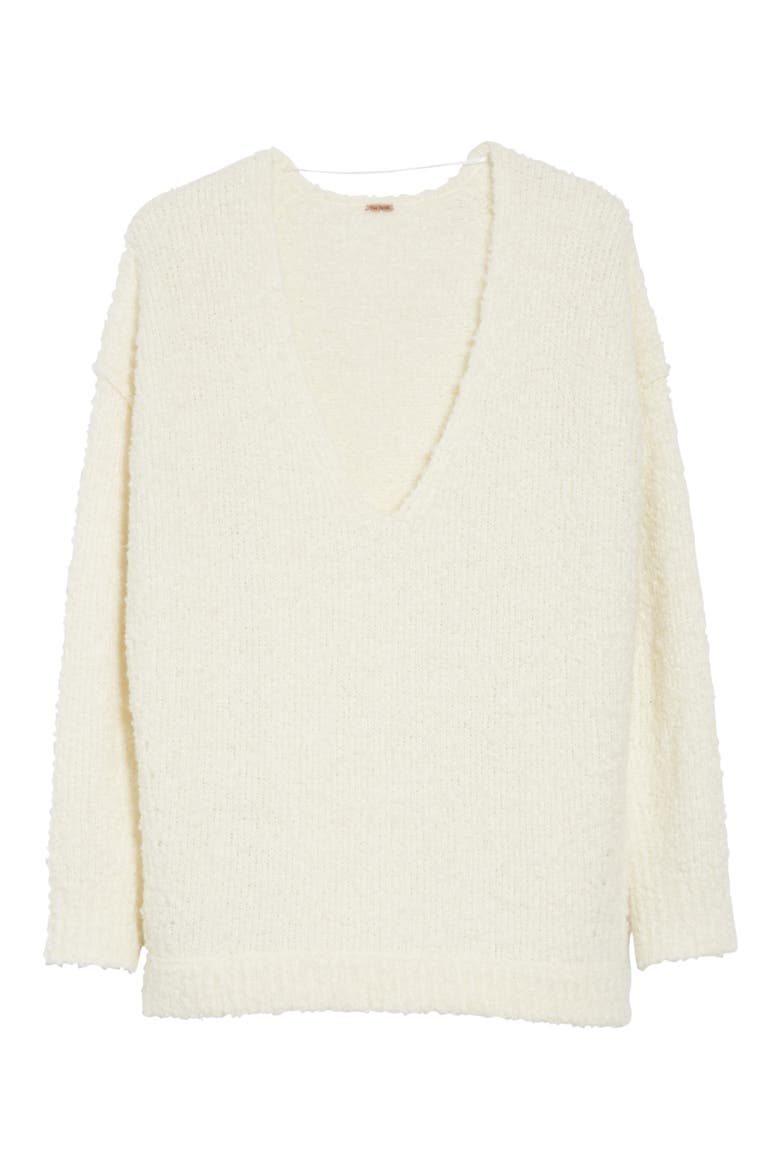 Lofty V-Neck Sweater, Alternate, color, IVORY